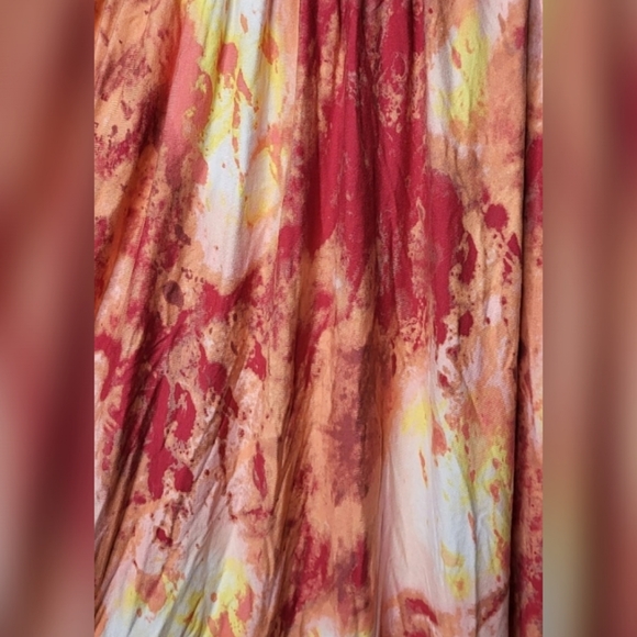 🆕️➕️Misa Hylton 💜 Orange Tie Dye Maxi Dress - Picture 5 of 6